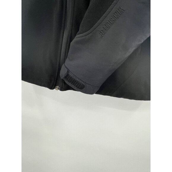 Marmot‎ Mens Windstopper Black Full-Zip Fleece Jacket Large Pockets Velcro Cuffs - Picture 5 of 15